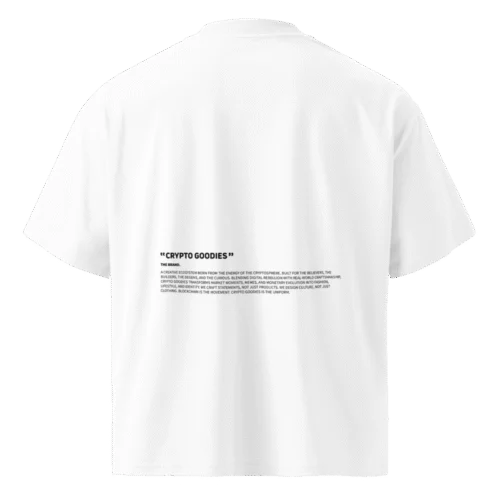 What Is Crypto Goodies Oversized Tee