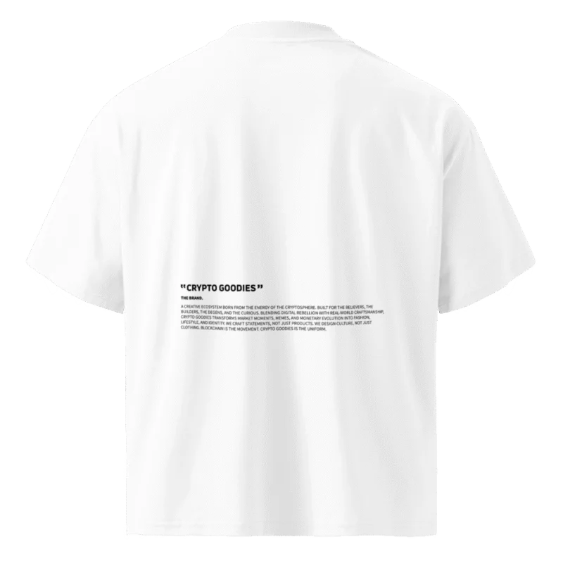 What Is Crypto Goodies Oversized Tee