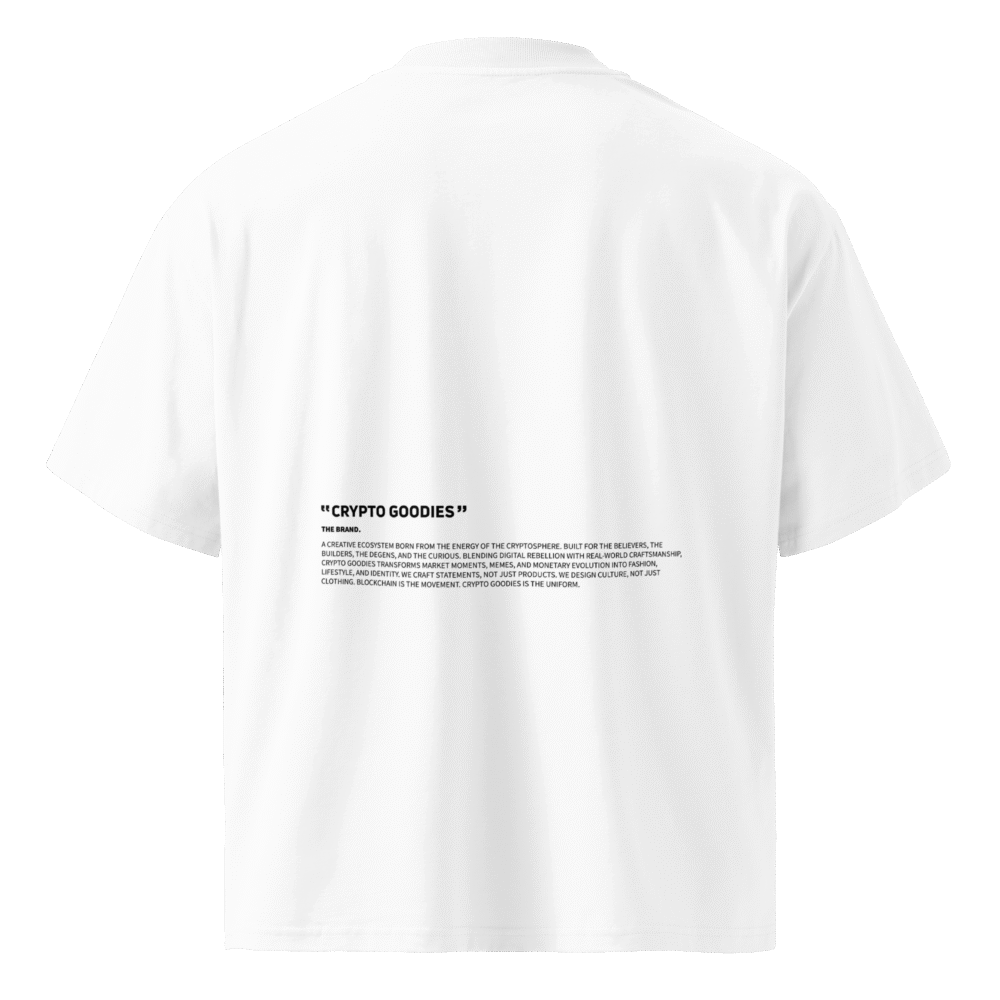What Is Crypto Goodies Oversized Tee