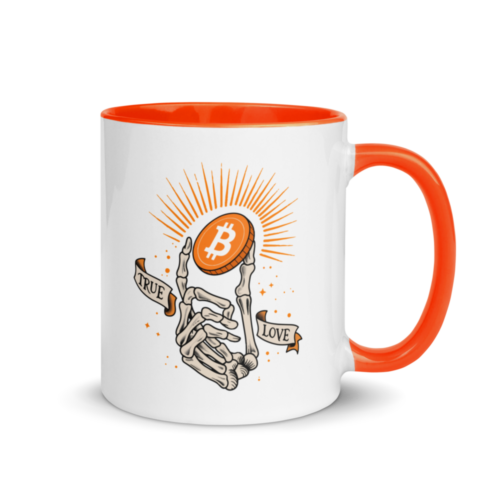 Bitcoin: True Love Mug