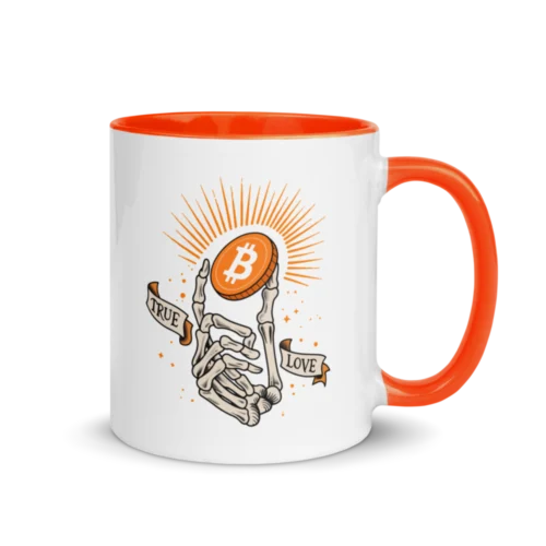Bitcoin: True Love Mug