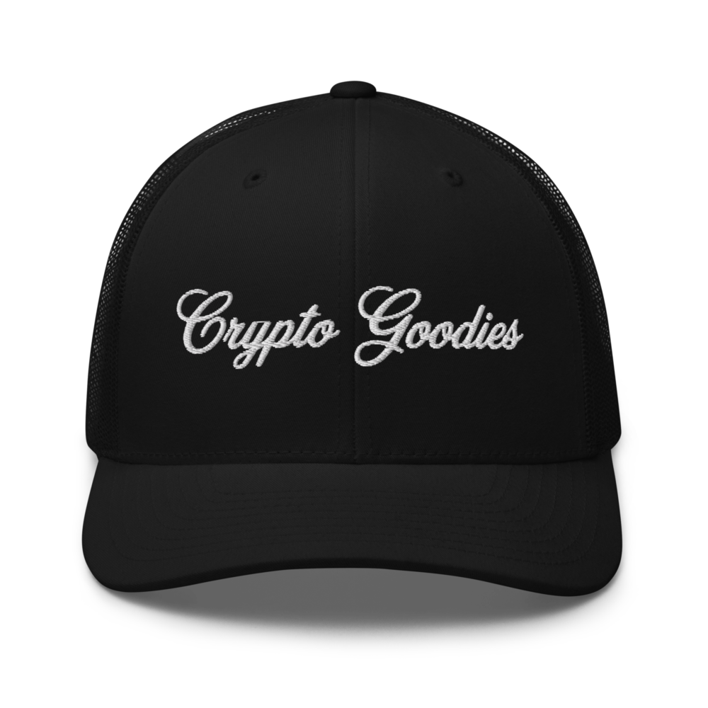 Crypto Goodies Signature Trucker Cap