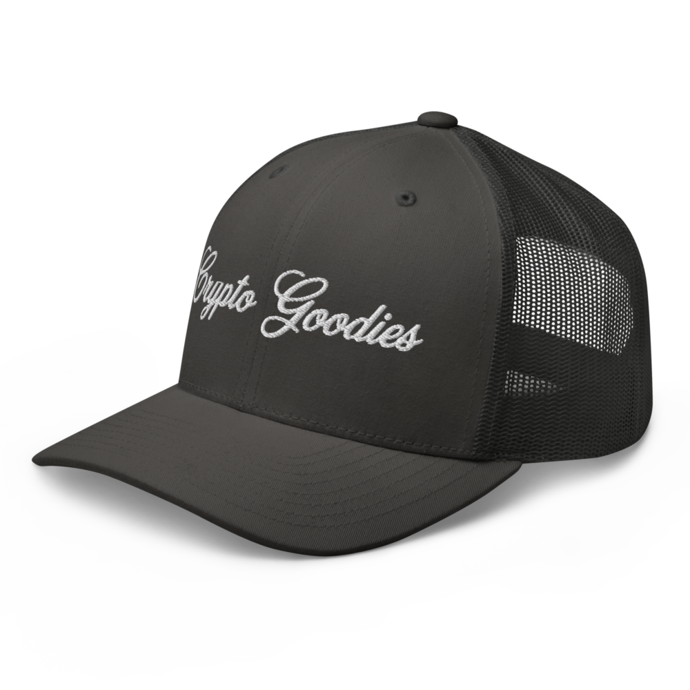 Crypto Goodies Signature Trucker Cap