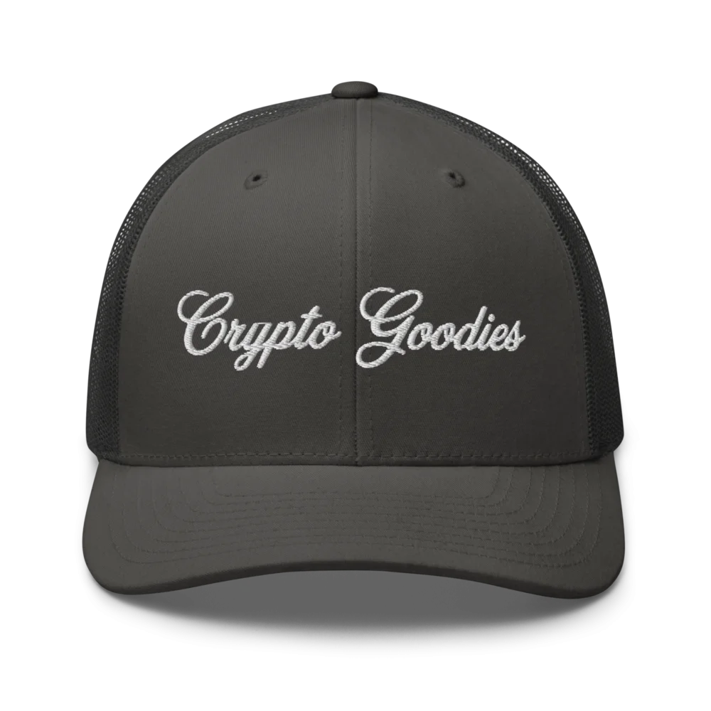 Crypto Goodies Signature Trucker Cap