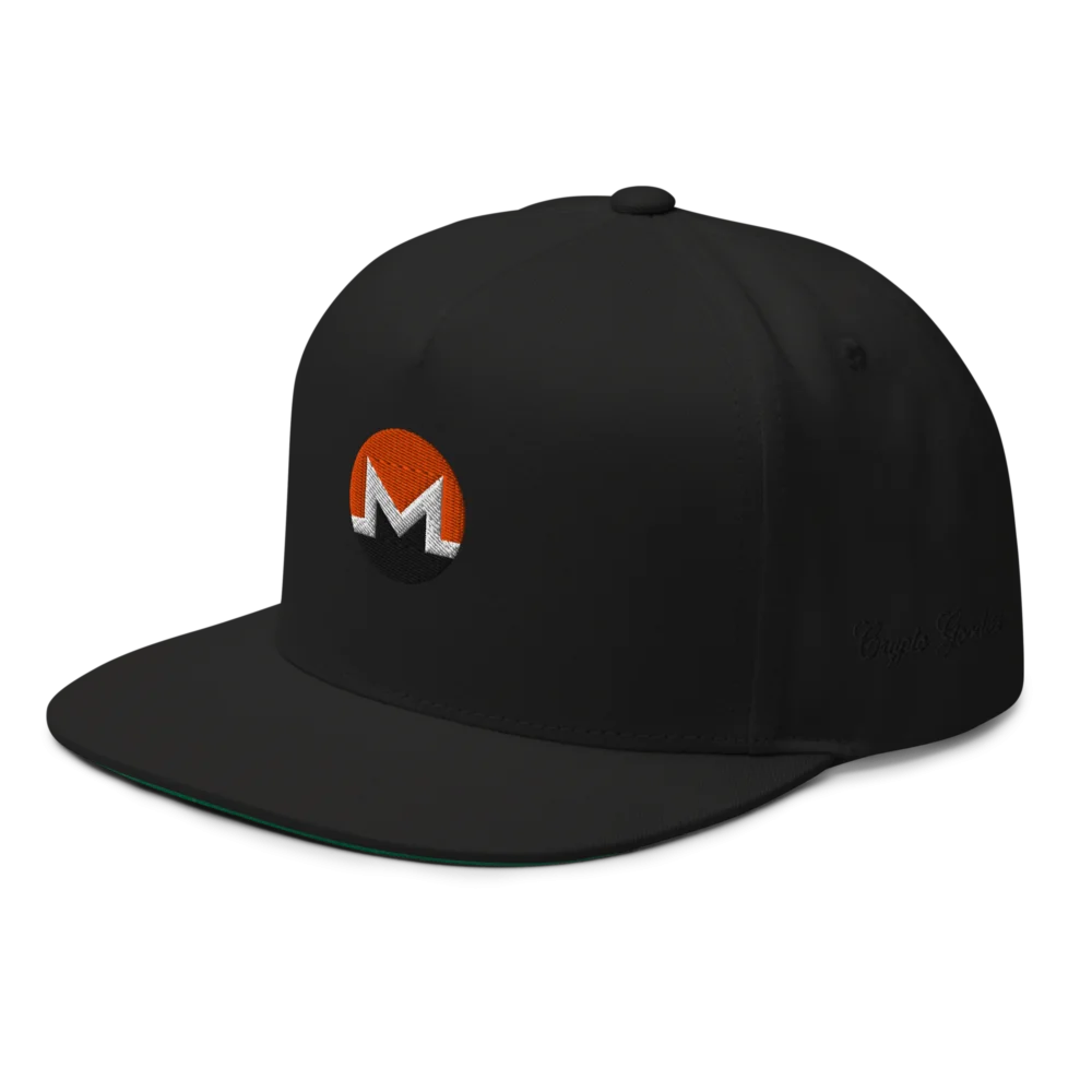 Monero Black Snapback Hat - Image 3