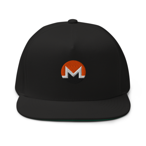 Monero Black Snapback Hat