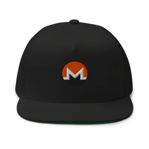 Monero Black Snapback Hat