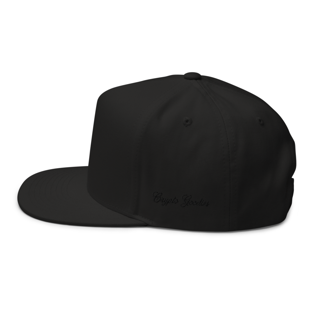 Monero Black Snapback Hat