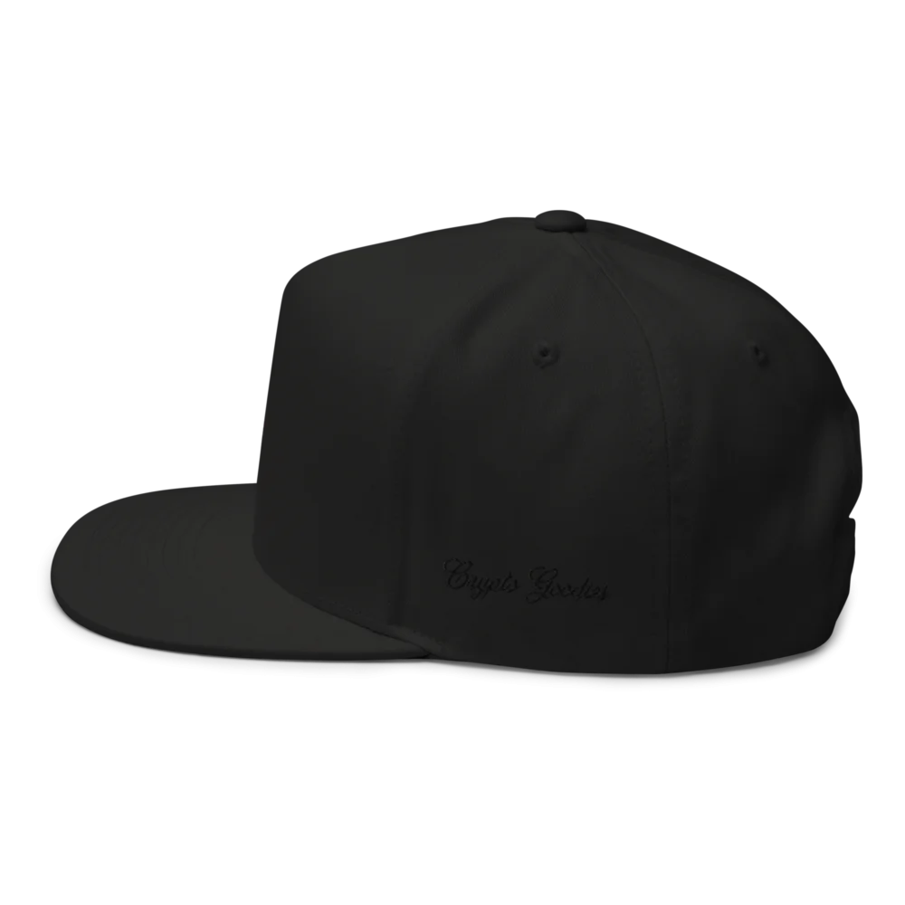 Monero Black Snapback Hat - Image 4