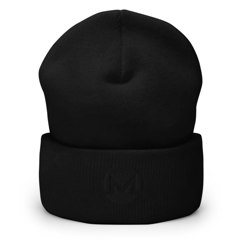 Monero Stealth Edition Cuffed Beanie