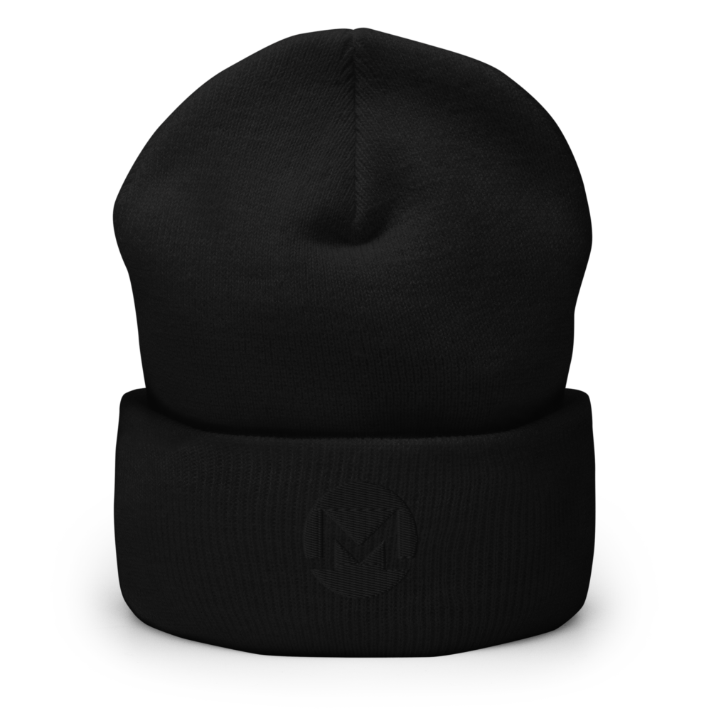 Monero Stealth Edition Cuffed Beanie