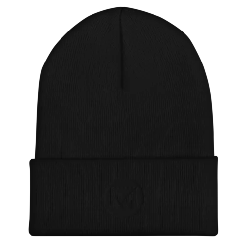 Monero Stealth Edition Cuffed Beanie