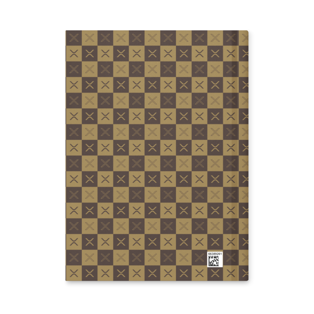 XRP Checkerboard Hardcover Journal