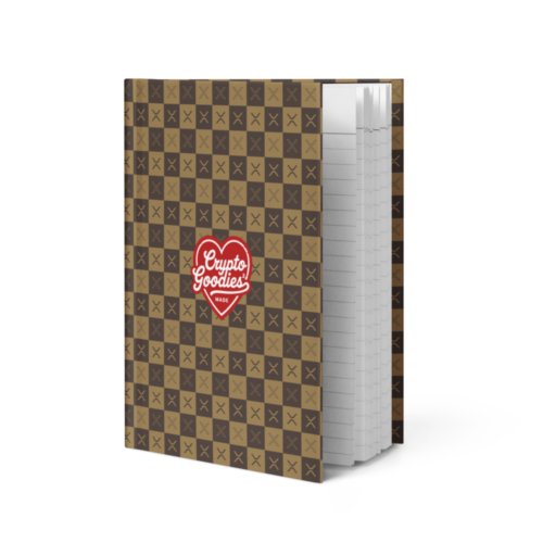 XRP Checkerboard Hardcover Journal