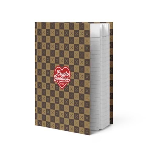 XRP Checkerboard Hardcover Journal