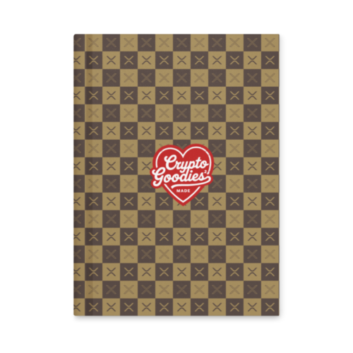 XRP Checkerboard Hardcover Journal