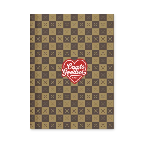 XRP Checkerboard Hardcover Journal