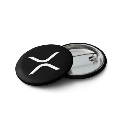 XRP Logo Pin Buttons (Set of 5)