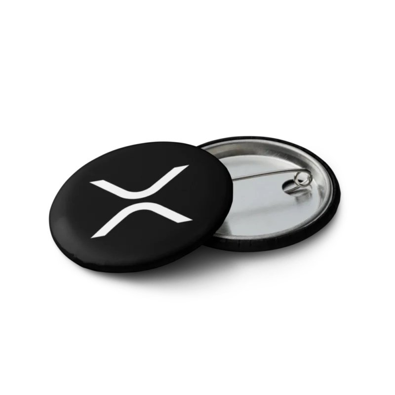 XRP Logo Pin Buttons (Set of 5)