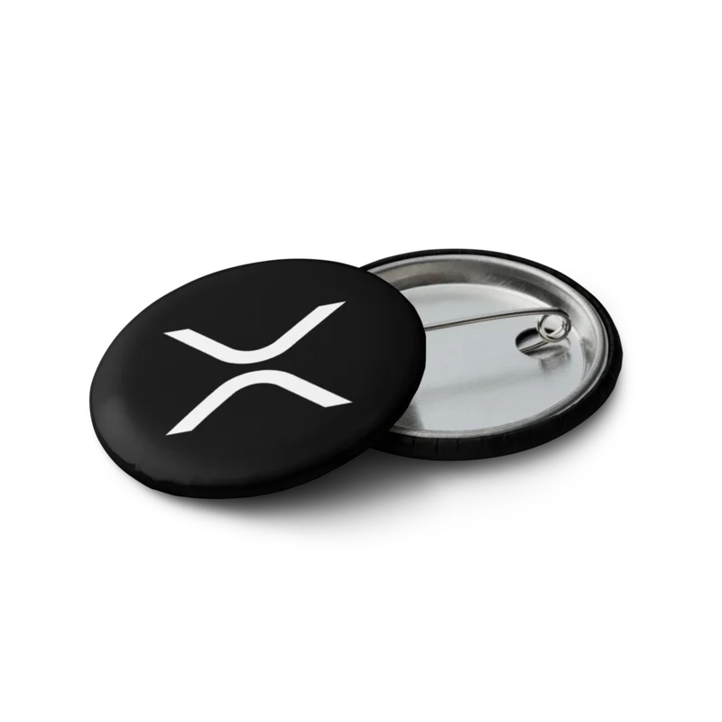 XRP Logo Pin Buttons (Set of 5)