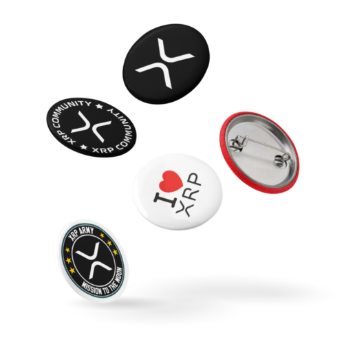 XRP Pin Buttons (Set of 5)