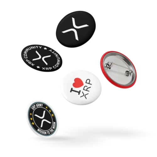 XRP Pin Buttons (Set of 5)