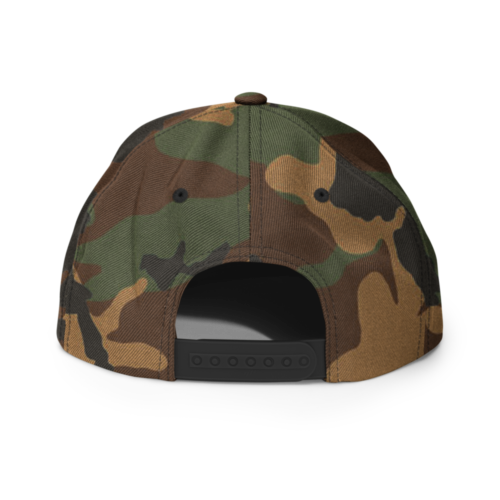 Crypto Goodies Camo Snapback Hat
