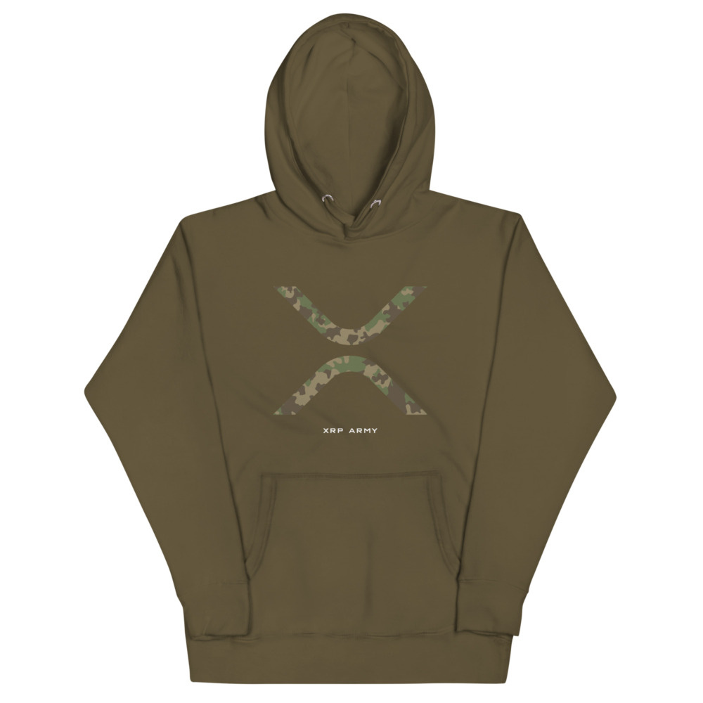 XRP Army Military Green Hoodie