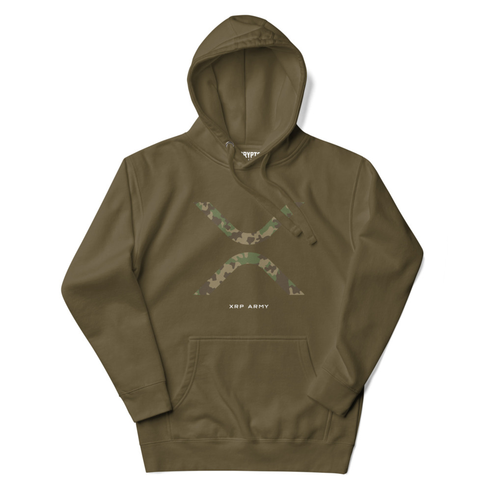 XRP Army Military Green Hoodie