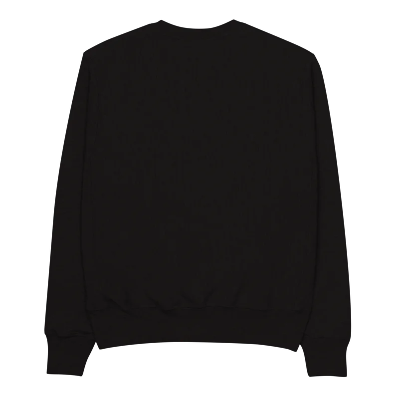 Crypto Only Embroidery Champion Sweatshirt