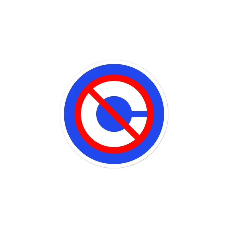 No Coinbase Sticker