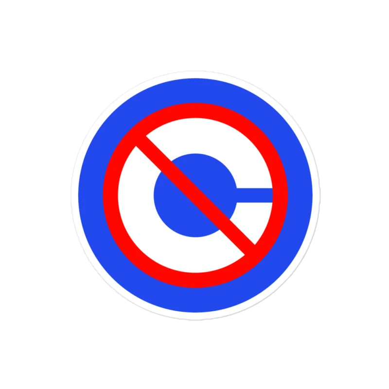 No Coinbase Sticker