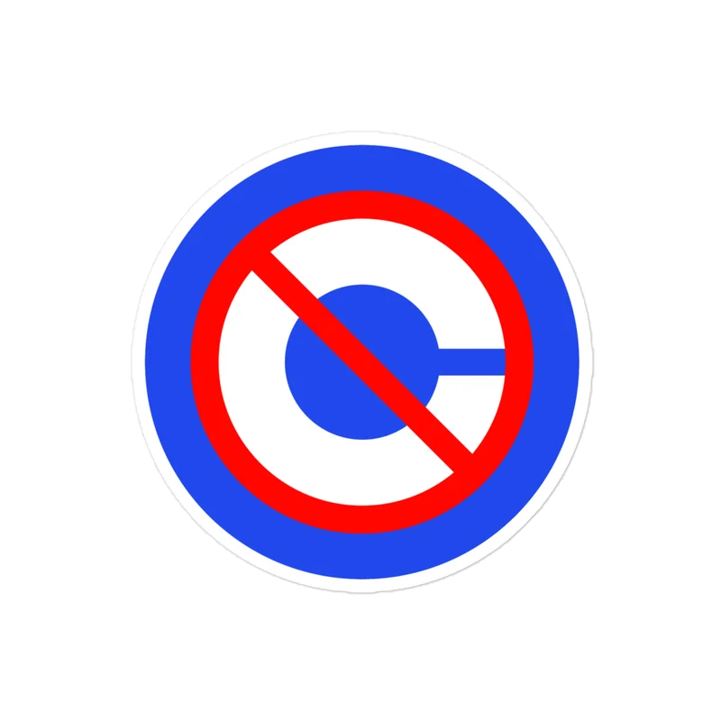No Coinbase Sticker