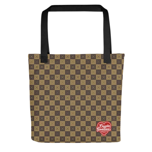 XRP Checkerboard Tote Bag