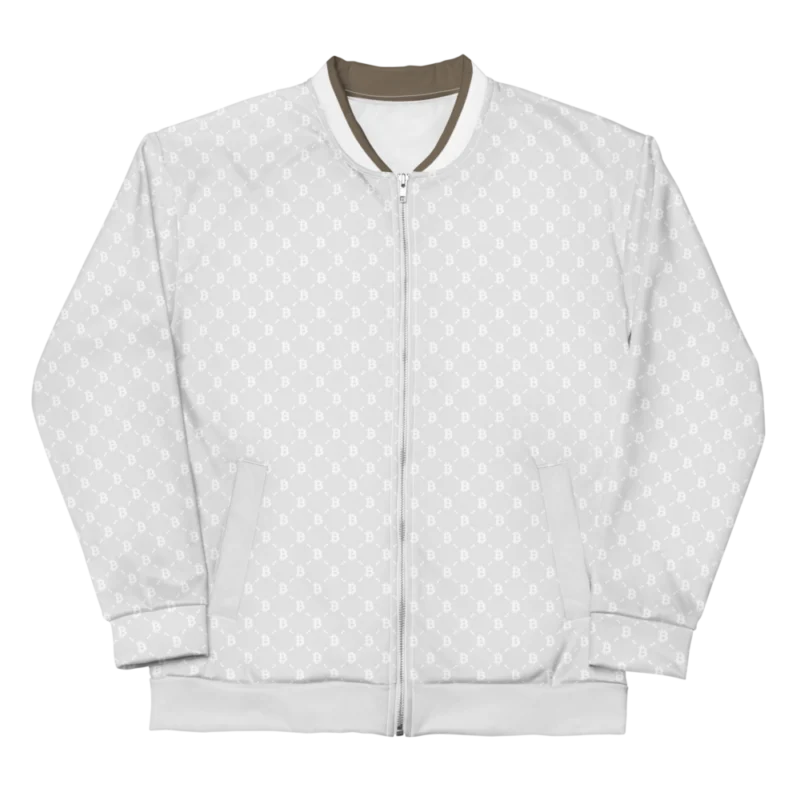 Bitcoin Light Grey Bomber