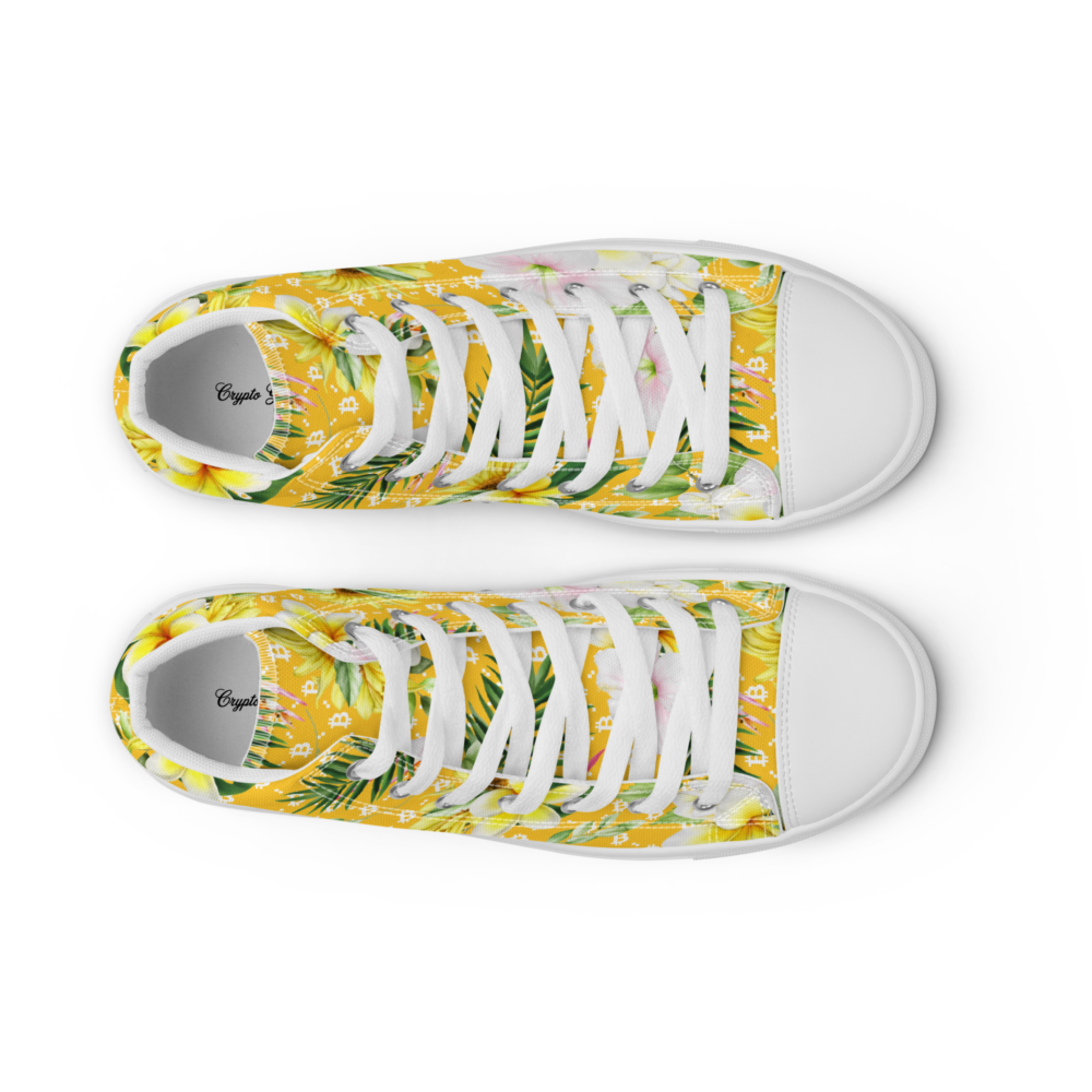Bitcoin Aloha II Men’s High Top Shoes