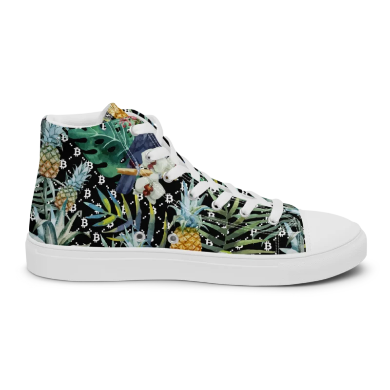 Bitcoin Aloha III Men’s High Top Shoes