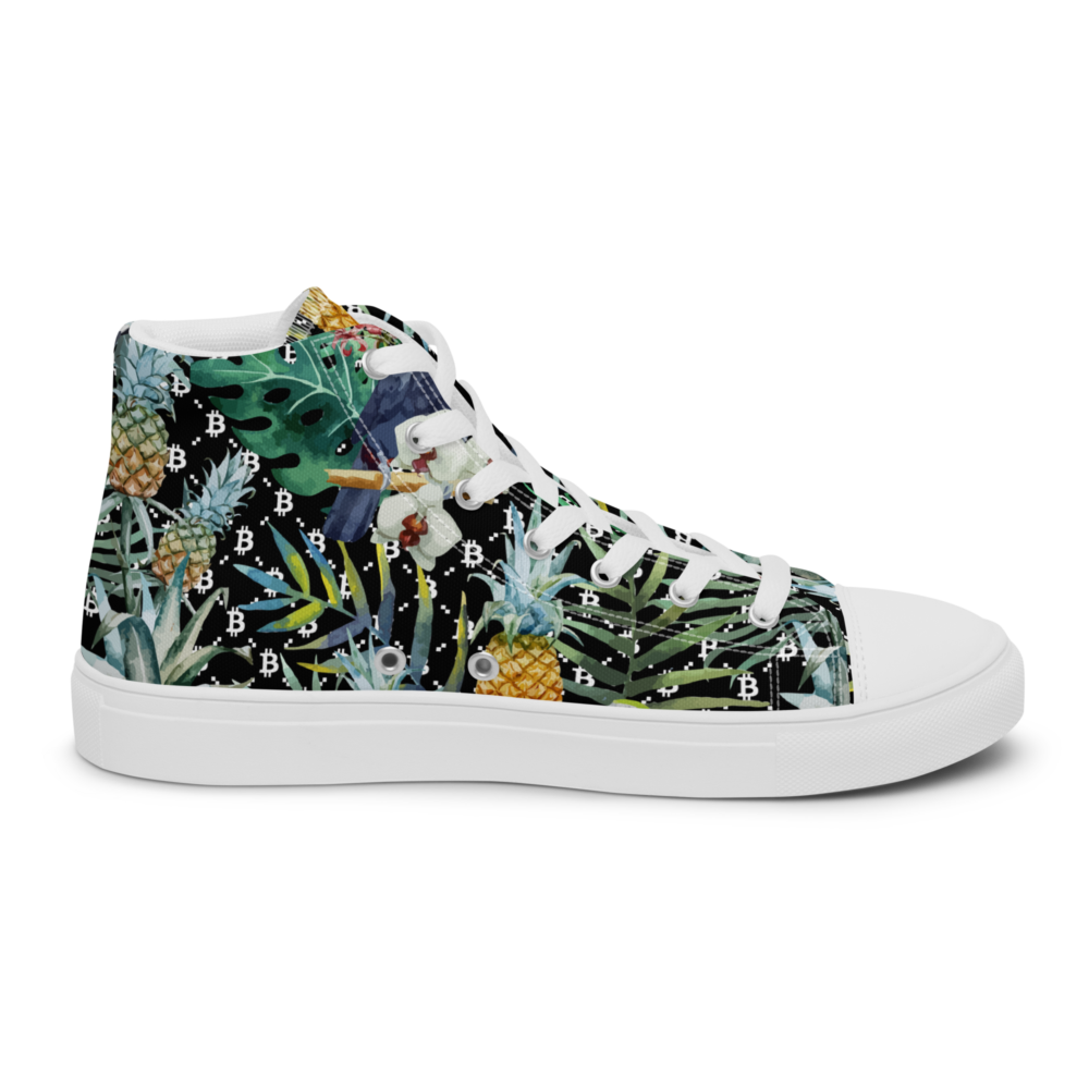 Bitcoin Aloha III Men’s High Top Shoes
