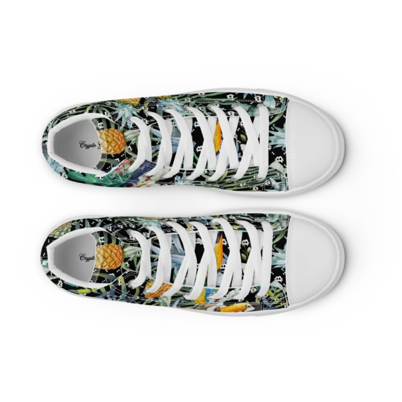 Bitcoin Aloha III Men’s High Top Shoes