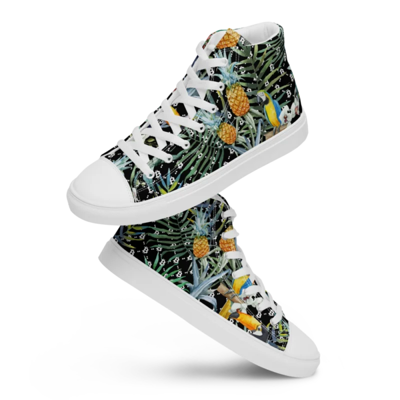 Bitcoin Aloha III Men’s High Top Shoes