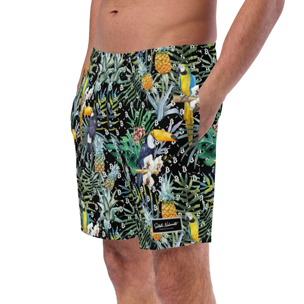 Bitcoin Aloha III Premium Swim Trunks
