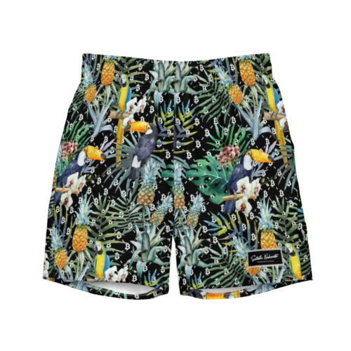 Bitcoin Aloha III Premium Swim Trunks