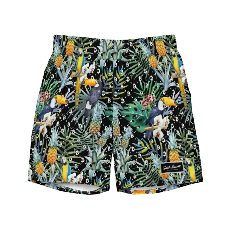 Bitcoin Aloha III Premium Swim Trunks