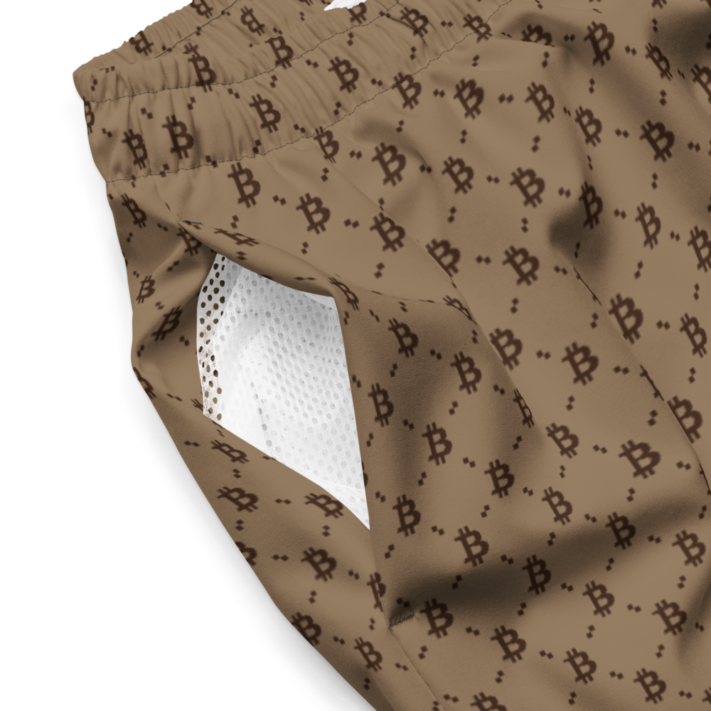 Bitcoin Club Mocha Premium Swim Trunks