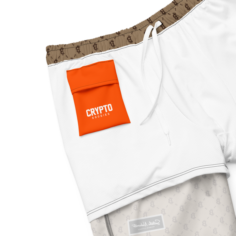 Bitcoin Club Mocha Premium Swim Trunks