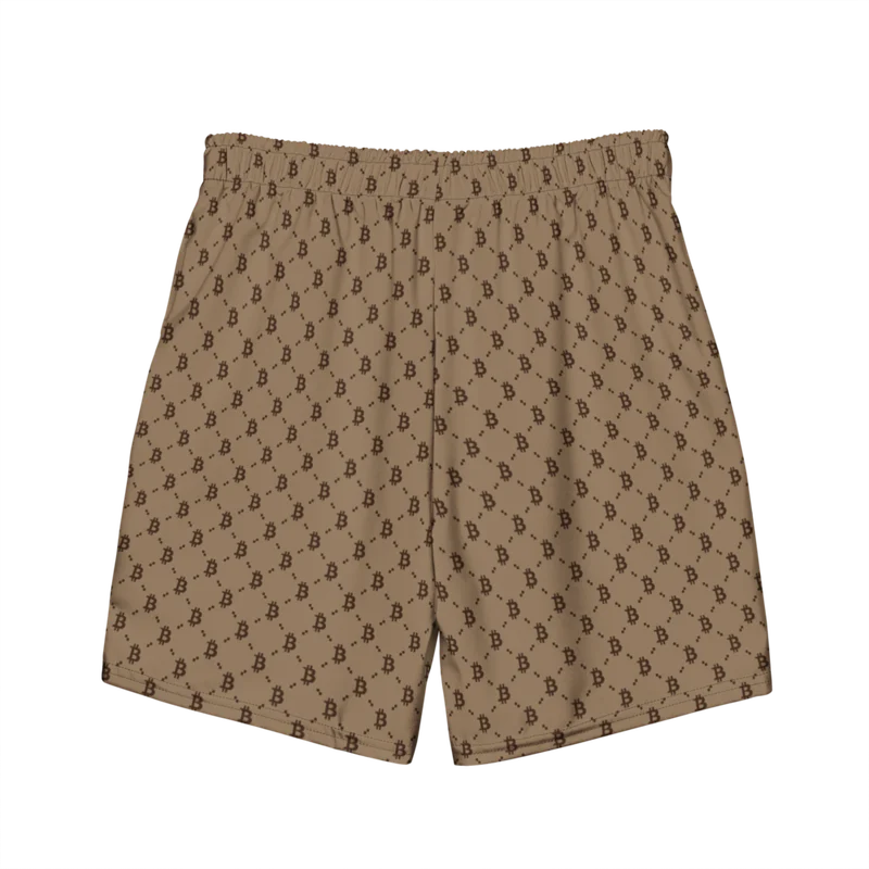 Bitcoin Club Mocha Premium Swim Trunks