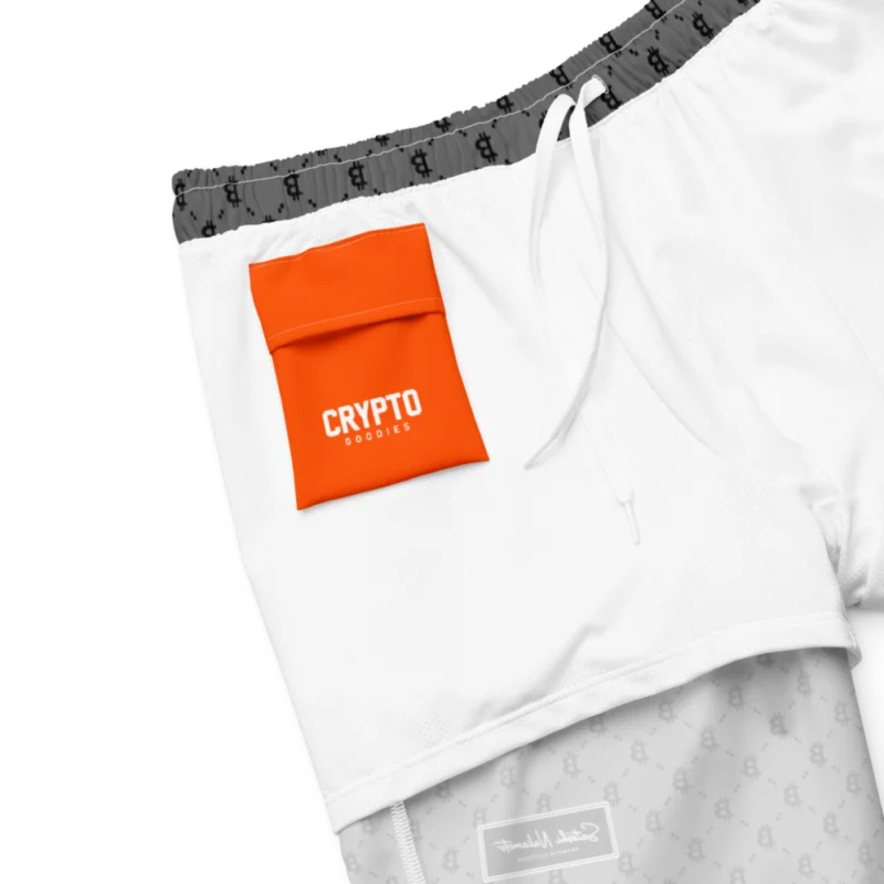 Bitcoin Graphite Premium Swim Trunks