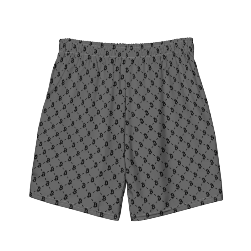 Bitcoin Graphite Premium Swim Trunks
