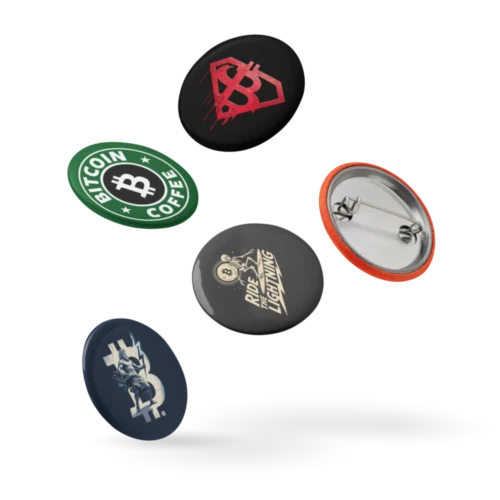 Bitcoin Variety Pack II Pin Buttons (Set of 5)