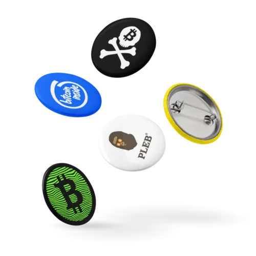 Bitcoin Variety Pack Pin Buttons (Set of 5)